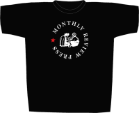 Monthly Review Press T-Shirt v2: front