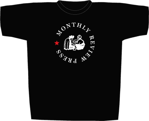 Monthly Review Press T-Shirt v2: front