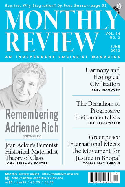 Monthly Review Volume 64, Number 2 (June 2012)