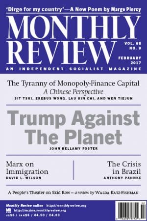 Monthly Review Volume 68, Number 9 (February 2017)