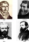 Hegel, Feuerbach, Marx, and Engels