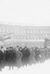 Demonstrators supporting the Constituent Assembly on Palace Square