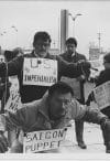 Vietnam War protesters. 1967. Wichita, Kans