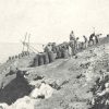 Stacking guano in the Ballestas Islands