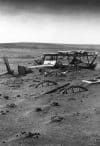 Buried machinery in a barn lot; Dallas, South Dakota, May 1936