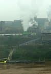 A factory along the Yangtze River in China