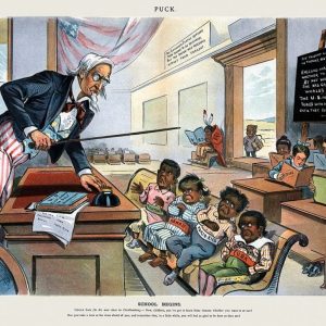 School Begins from Puck Magazine 1-25-1899)