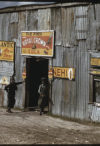 African American migratory workers in front of a 'juke joint' in Belle Glade, Florida (February 1941)