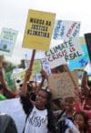 First climate demonstration in East Timor, in front of the government palace