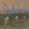 Painting of Waterloo Bridge (London) by Claude Monet