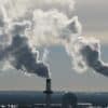 Smokestacks in Garneau, Edmonton, Alberta