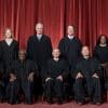 Formal group photograph of the Supreme Court as it was been comprised on June 30, 2022 after Justice Ketanji Brown Jackson joined the Court.