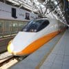 High-speed train at Taichung Station, China