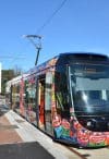 Alstom Citadis Compact awaiting departure towards Gare d'Aubagne