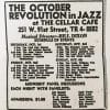 October Revolution in Jazz 1964 poster