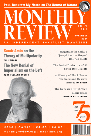 Monthly Review Volume 76, Number 6 (November 2024)